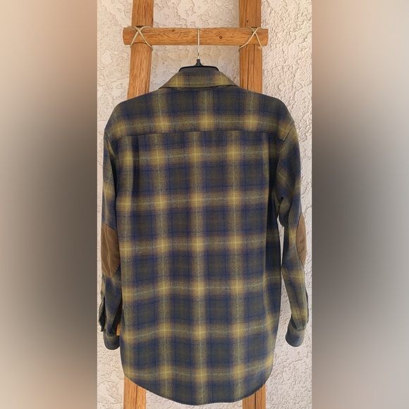 PENDLETON MEN'S PLAID ELBOW-PATCH TRAIL SHIRT (BRAND NEW) - Picture 6 of 9